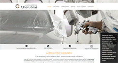 Desktop Screenshot of carrozzeriacherubinibs.com